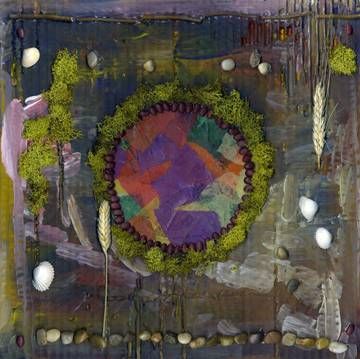 Exhibit includes art produced thru therapy