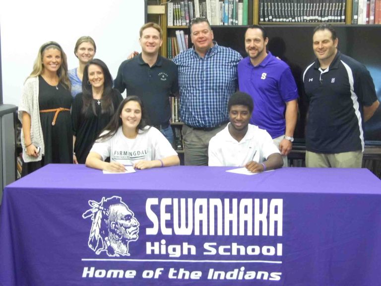 Three accept athletic scholarships Three accept athletic scholarships
