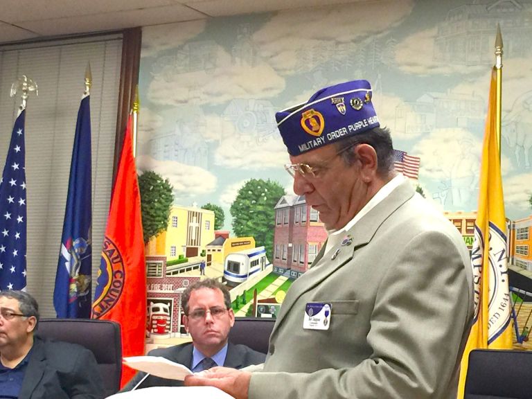 New Hyde Park Board approves plans for Purple Heart Memorial