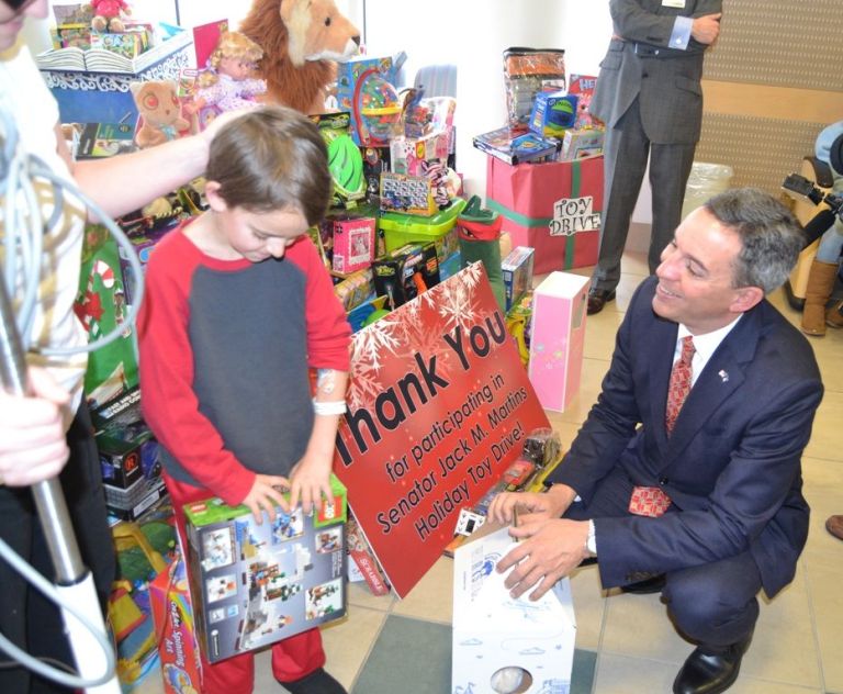 Sen. Martins’ toy drive raises holiday spirits