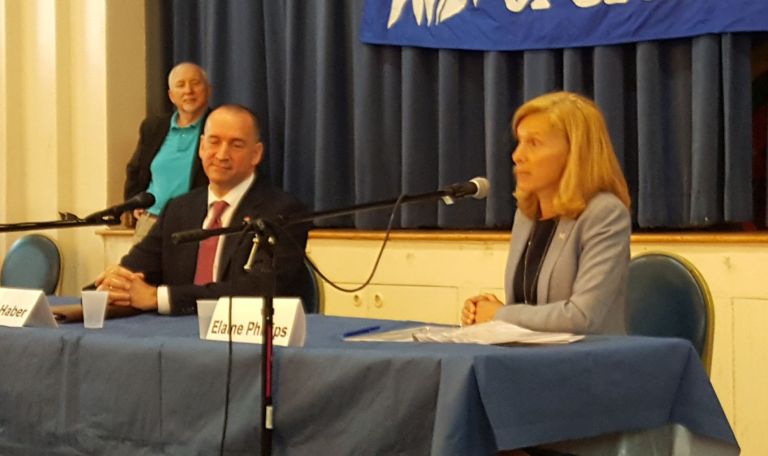 Haber, Phillips differ on issues at forum Haber, Phillips differ on issues at forum