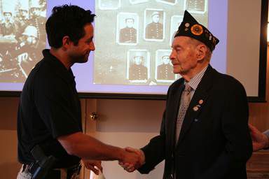Holocaust survivor honored