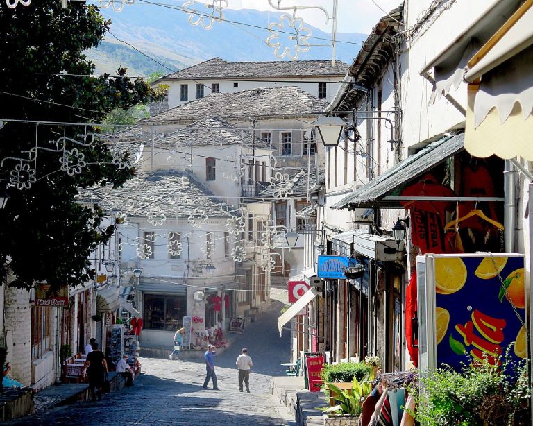 Going Places, Near & Far…Biking Albania: Touring Centuries Old City of Gjirokaster