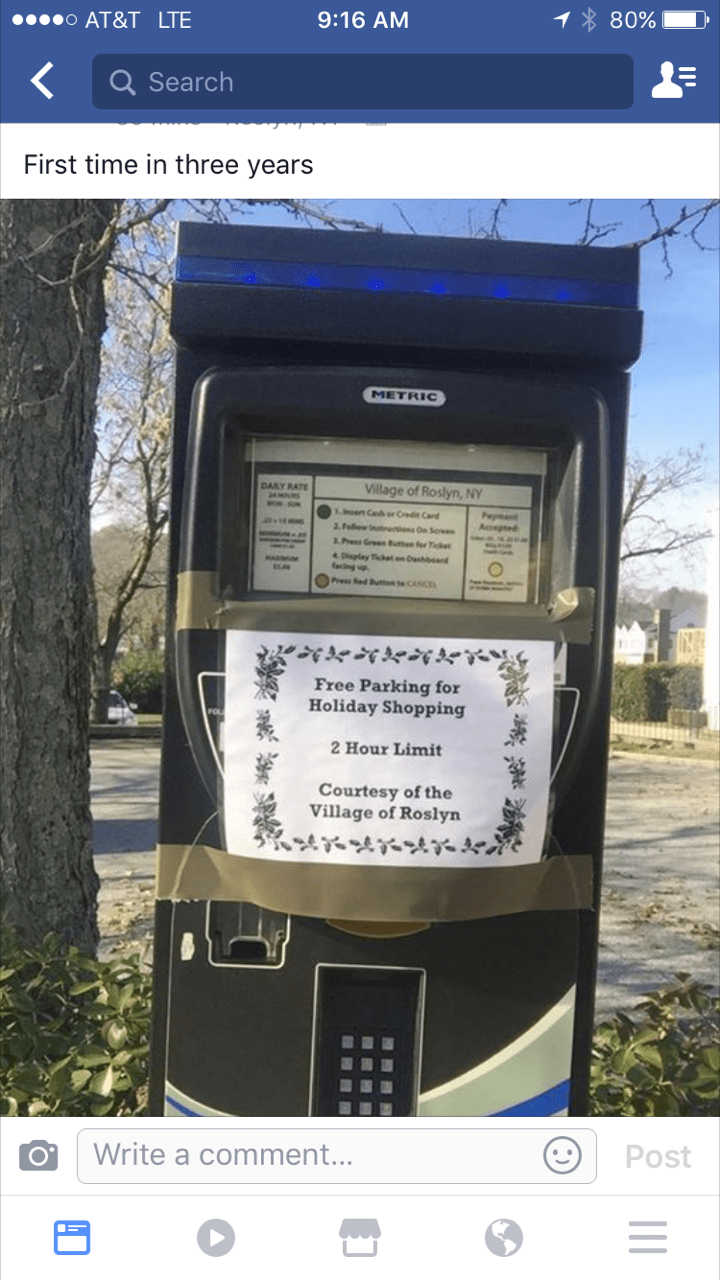 Village of Roslyn suspends meter fees Village of Roslyn suspends meter fees