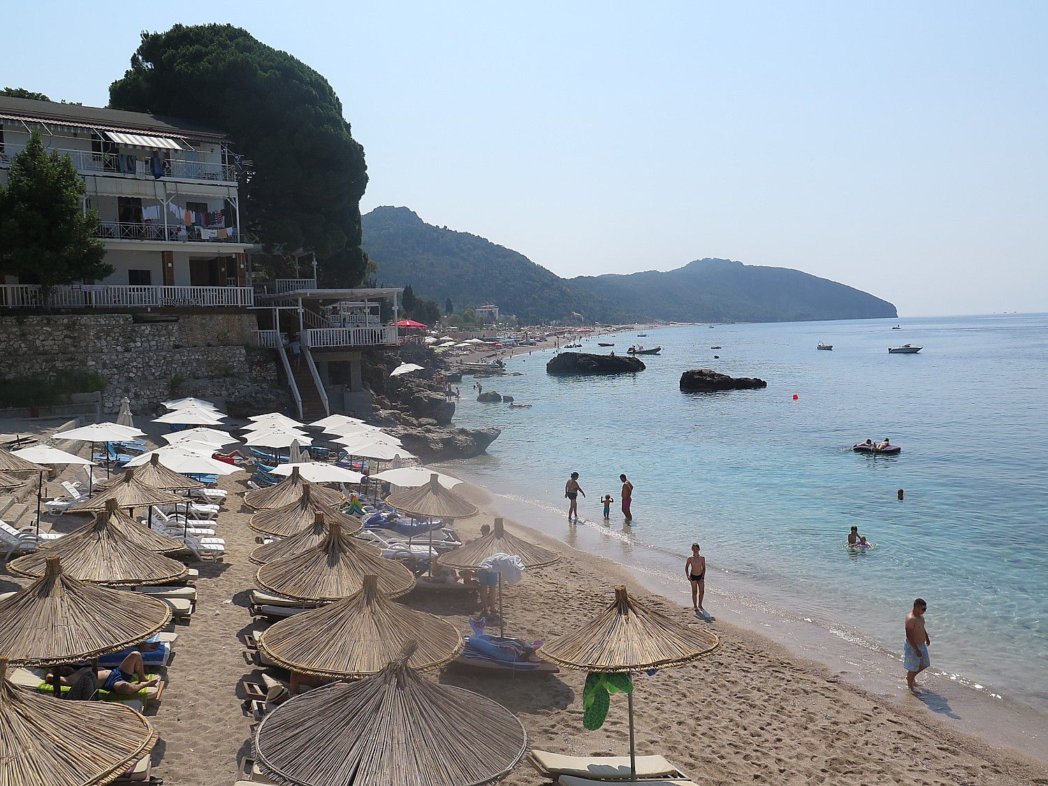 

<p>Beachgoers at Dhermi, on Albania’s French Riviera © 2016 Karen Rubin/news-photos-features.com</p>
<p>” /></p>
<div><span style=