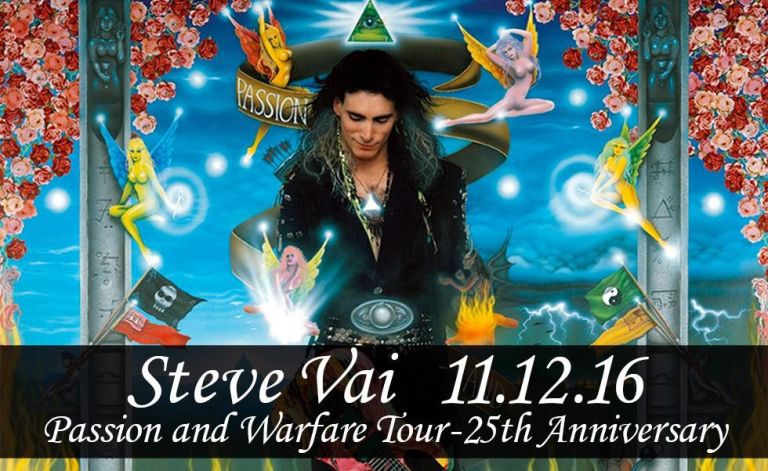Steve Vai Passion and Warfare 25th Anniversary Tour