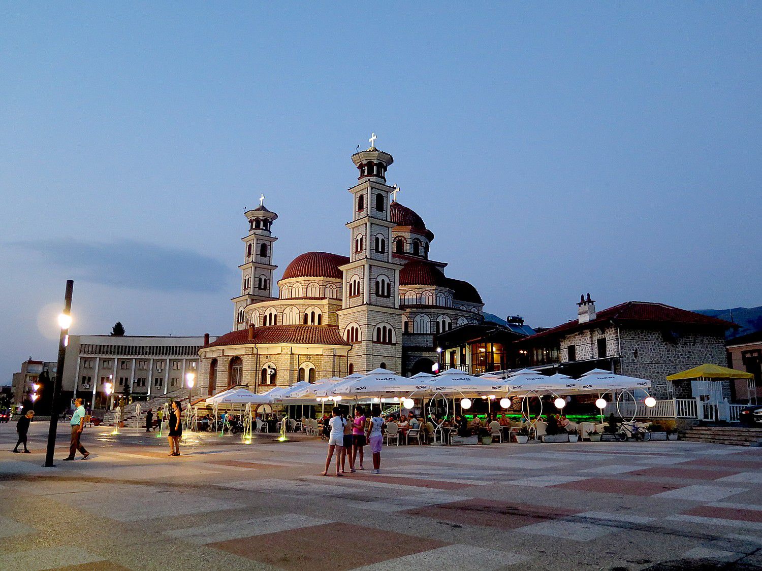 

<p></img>The rebuilt Catholic cathedral in Korca © 2016 Karen Rubin/news-photos-features.com</p>
<p>” /><br></br>
<img decoding=