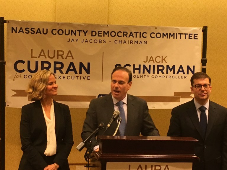 Nassau Democrats tap Laura Curran, Jack Schnirman for top offices