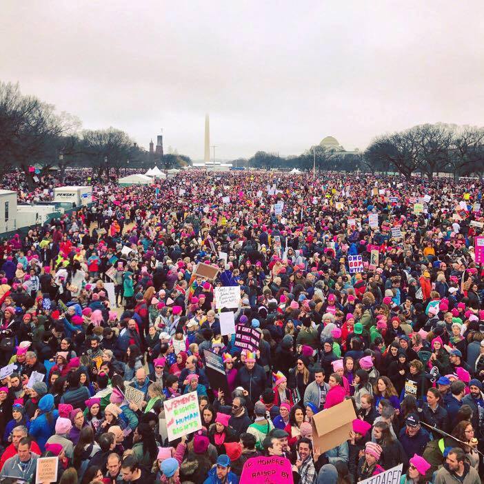 Hundreds from North Shore join women’s marches