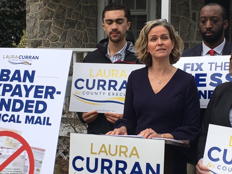 Laura Curran floats strict rules for government mailings Laura Curran floats strict rules for government mailings