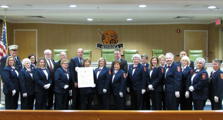 Mineola fire department’s right-hand women mark 80 years