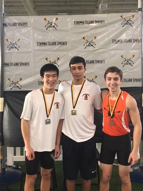 Juniors Mahmoud Khalifa, Alex Hom and Brett Weisberg