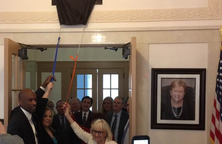 Wing of county legislative building dedicated to Judy Jacobs