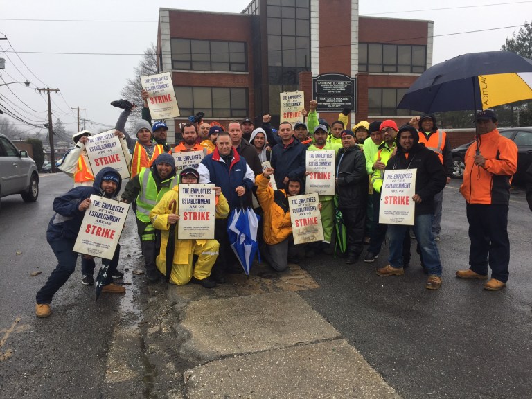 Meadow Carting workers go on strike Meadow Carting workers go on strike