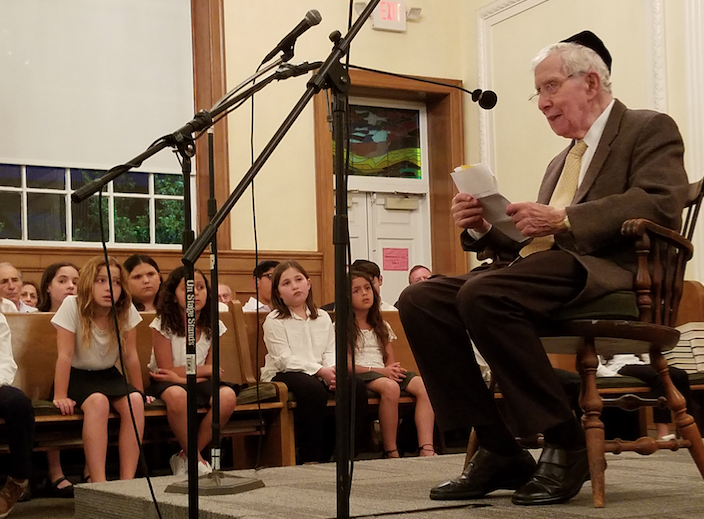 Temple Israel hosts Harvey Moser at Yom Hashoah