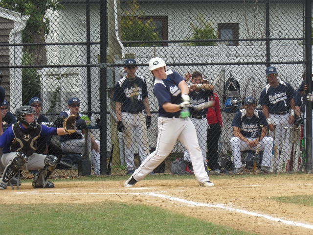 New Hyde Park designated hitter Matt Rowinsky (Photo by Gregory Giaconelli)