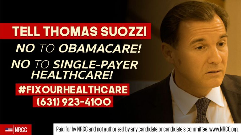 NRCC slams Suozzi with mobile billboard