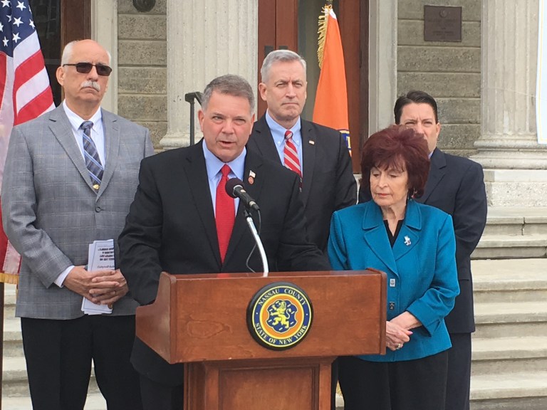 GOP Nassau legislators eye ban on felons holding county office