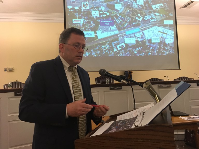 Floral Park weighs plans for historic Centennial Hall Floral Park weighs plans for historic Centennial Hall