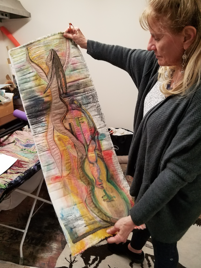 Linda Abrams, an artist of grace and grit Linda Abrams, an artist of grace and grit