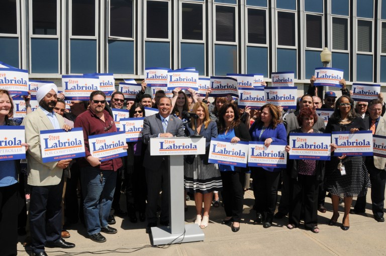 Steve Labriola kicks off comptroller campaign