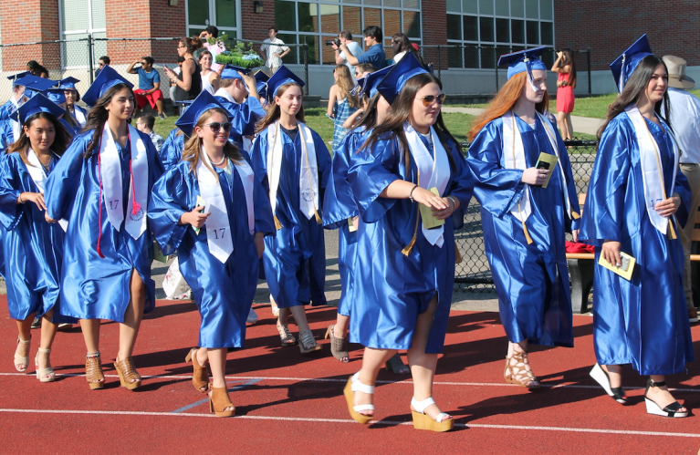 Schreiber grads celebrate the moment, not the end