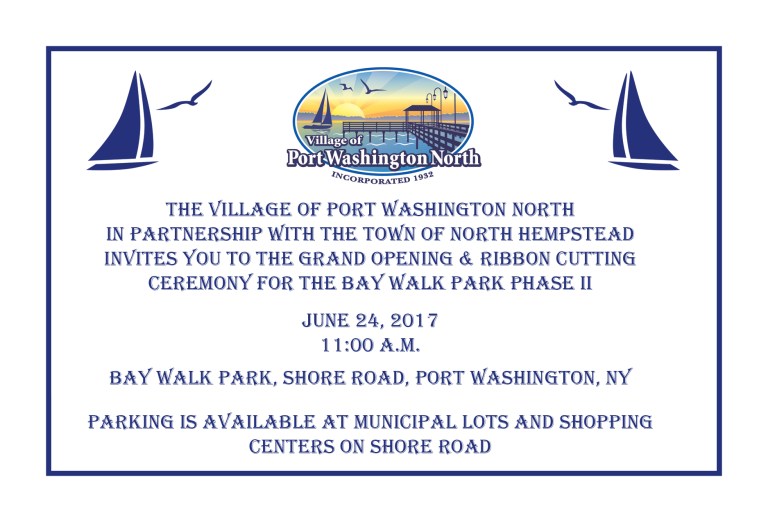 Bay Walk Park grand opening set for Saturday