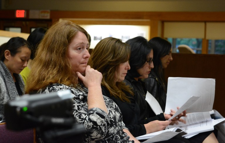 Parent leaders and school board trade ideas on advisory committees