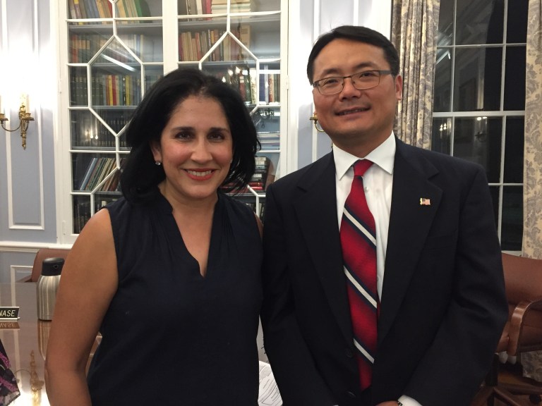 Shi, Sassouni sworn in to Great Neck school board