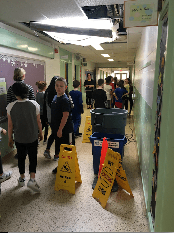 Work on Guggenheim school roof begins