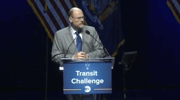 MTA Chairman Joe Lhota expresses cautious optimism