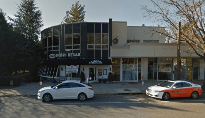 Ayhan’s Shish Kebab restaurant in Great Neck, as seen here in 2016, was purchased by manager Brady Long and transformed into the Mediterranean Seafood and Grill. (Photo from Google Maps)