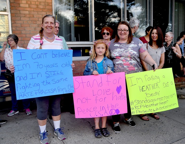 North Shore stands against Charlottesville violence