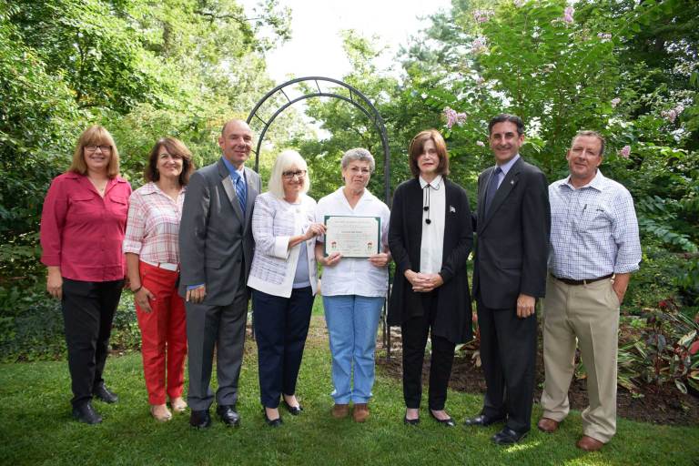 Clark Botanic Garden volunteers honored Clark Botanic Garden volunteers honored