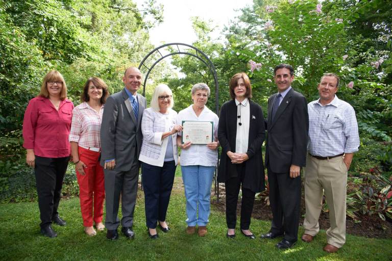 Clark Botanic Garden volunteers honored