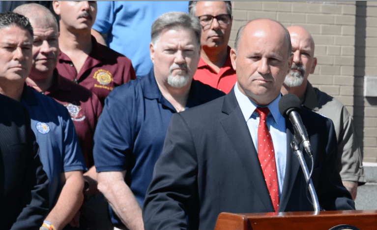 Police organizations and officials announce fundraiser for Hurricane Harvey relief efforts