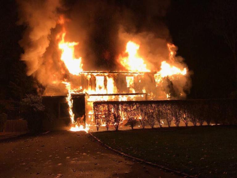 Glen Oaks Club home suffered severe damage in fire