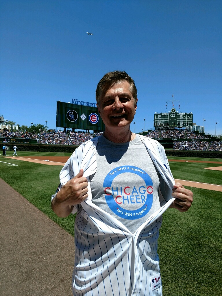 Former Port man cheers the Cubs through song