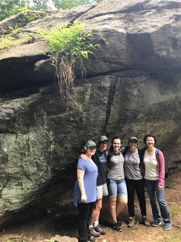 Adelphi Ruth S. Ammon students learn how nature can be used in the classroom from the Greentree Foundation Teacher’s Ecology Workshop