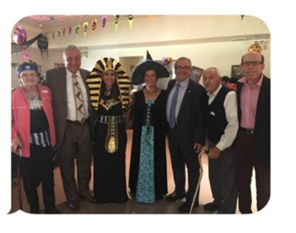 Assemblyman D’Urso attends North Hempstead Halloween party