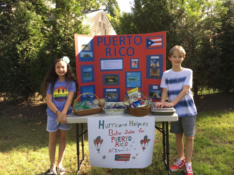 East Hills students raise money for hurricane victims