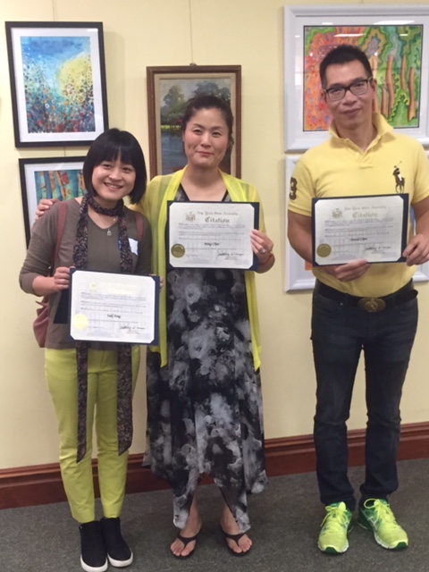 Artists at Manhasset art show honored by D’Urso