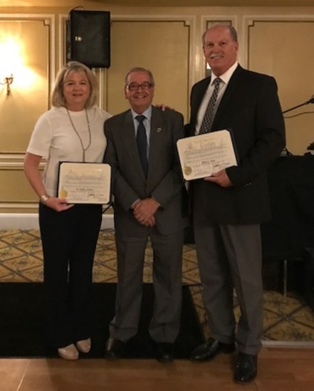 Assemblyman D’Urso presents citations to Kiwanis honorees