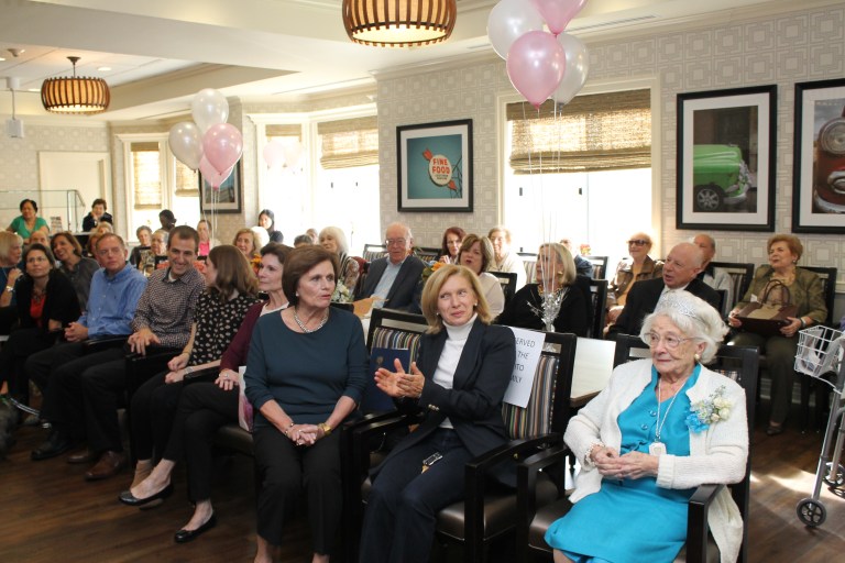 Marie DeVito celebrates 100th birthday with family, friends, officials