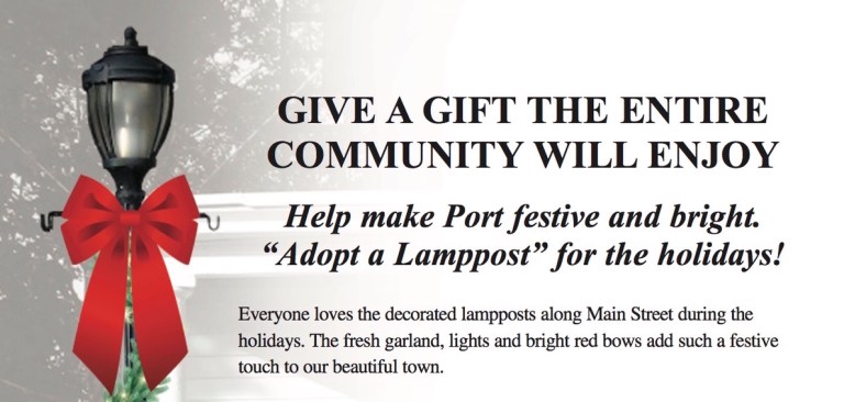 Port seeks sponsors for lamppost decorations Port seeks sponsors for lamppost decorations