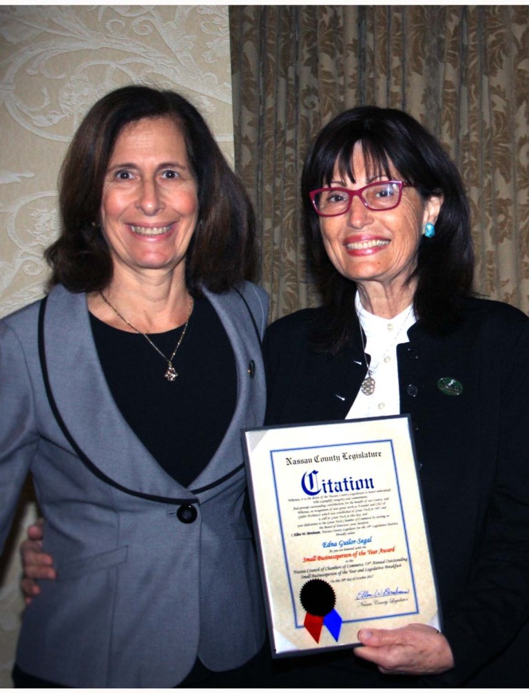 Birnbaum Honors Guilor-Segal as Great Neck Chamber of Commerce Honoree