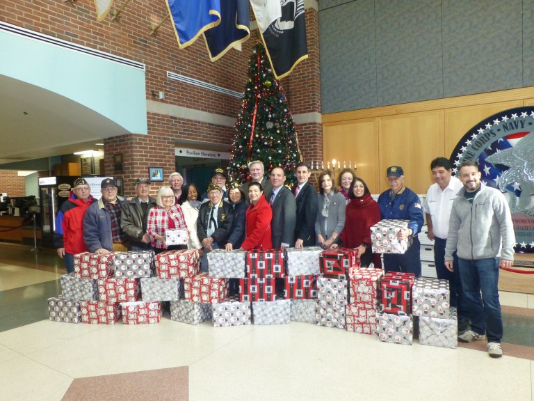 North Hempstead Brings Holiday Donations to Northport VA