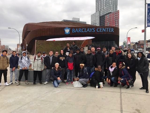 Sewanhaka students attend Career Education Day at Barclays