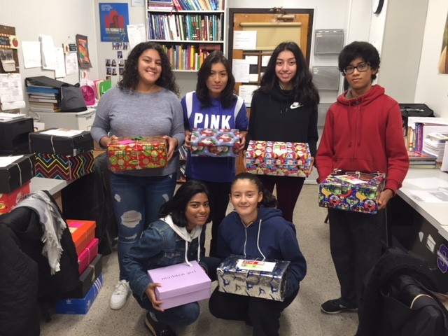Sewanhaka High School donates to Operation Christmas Child Sewanhaka High School donates to Operation Christmas Child