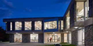 The Great Neck Library's Main Branch underwent major renovations both interior and exterior. (Photo courtesy of KG+D Architects, PC and David Lamb Photography)